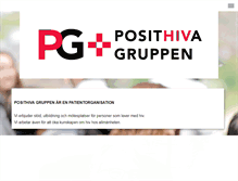 Tablet Screenshot of posithivagruppen.se
